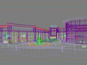 3d building 387 3D Model