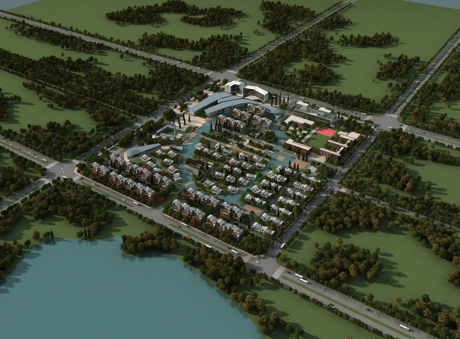 3d building 401 3D Model .c4d .max .obj .3ds .fbx .stl .blend 