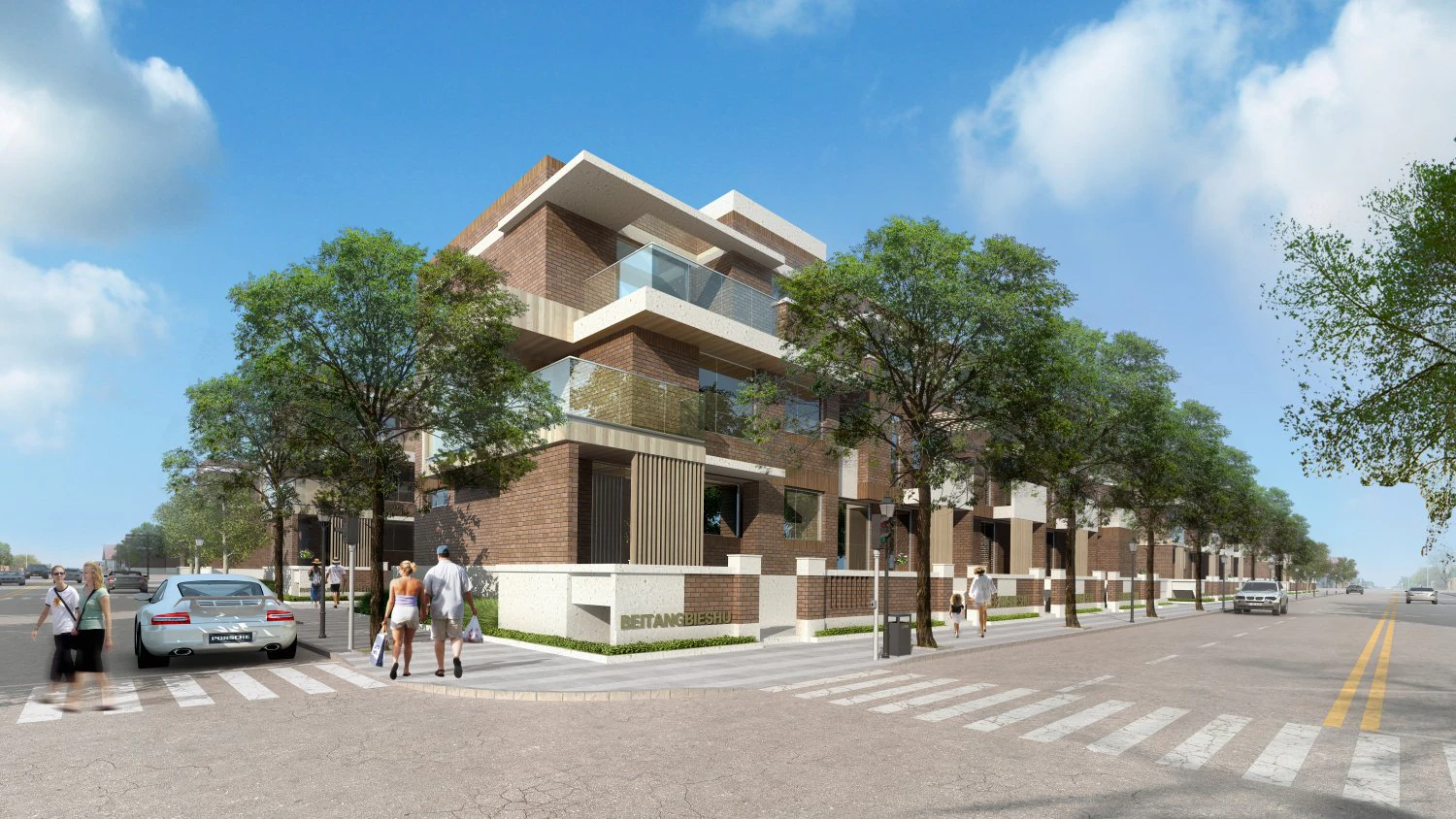 3d building 403 3D Model .c4d .max .obj .3ds .fbx .stl .blend 
