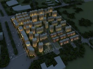 bangunan 3d 404 Model 3D