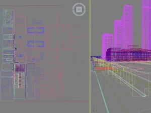 3d building 406 3D Model