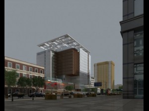 3d building 407 3D Model