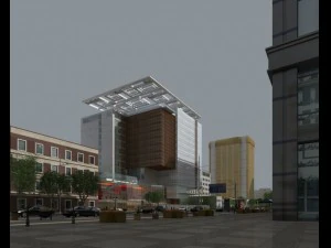 bangunan 3d 407 Model 3D