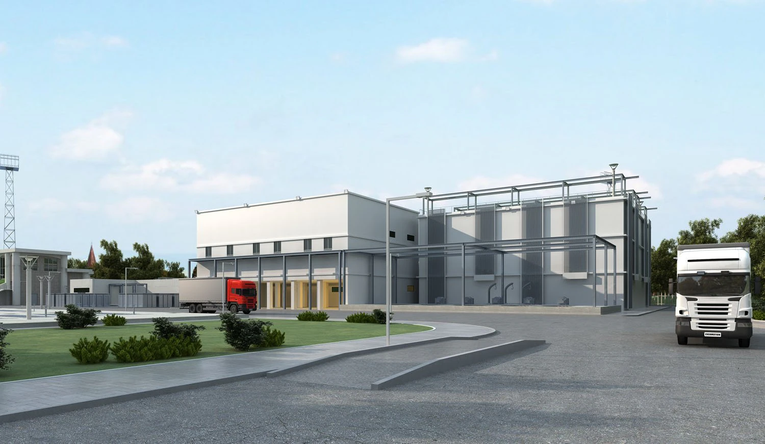 3d building 408 3D Model .c4d .max .obj .3ds .fbx .stl .blend 