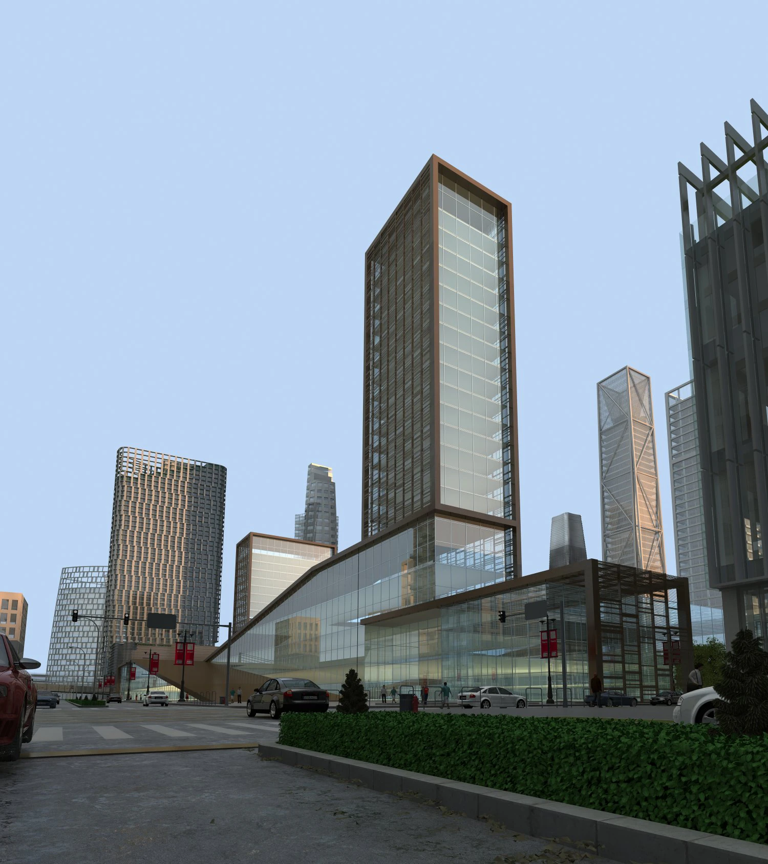 3d building 410 3D Model .c4d .max .obj .3ds .fbx .stl .blend 