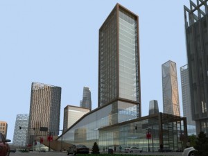 3d building 410 Model 3D
