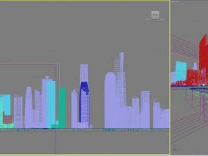 3d building 410 3D Model
