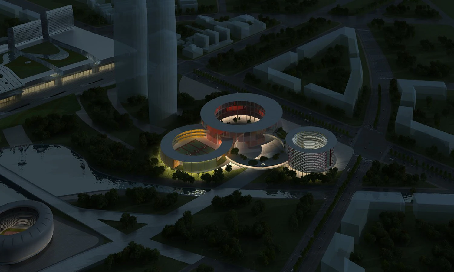 3d building 411 3D Model .c4d .max .obj .3ds .fbx .stl .blend 