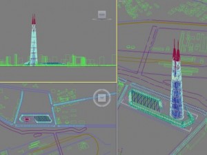 3d building 412 Modello 3D