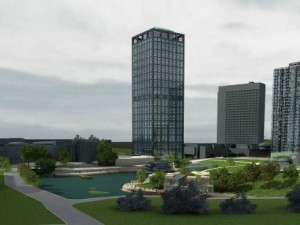 3d building 414 3D Model