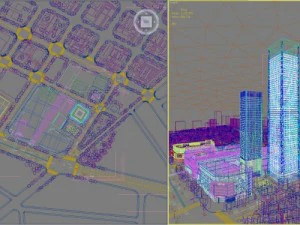 3d building 416 3D Model