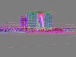 3d building 417 3D Model