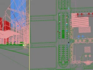 3d building 423 3D Model