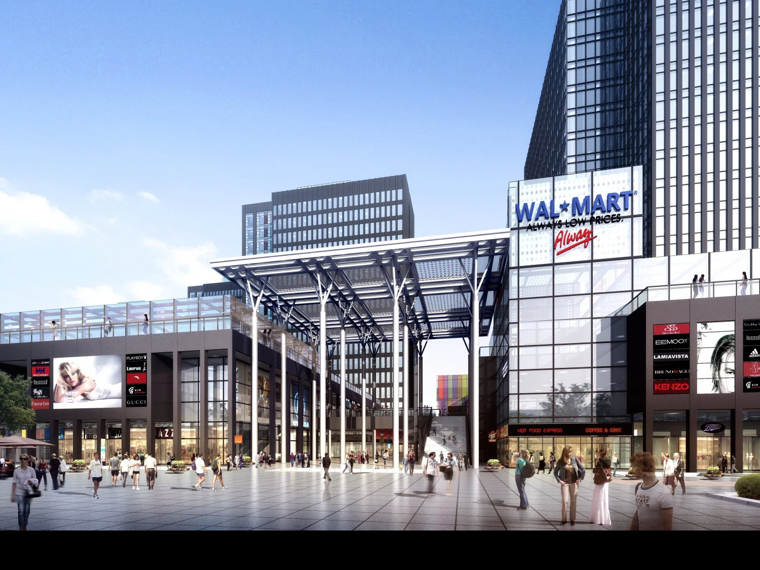 3d building 424 3D Model .c4d .max .obj .3ds .fbx .stl .blend 