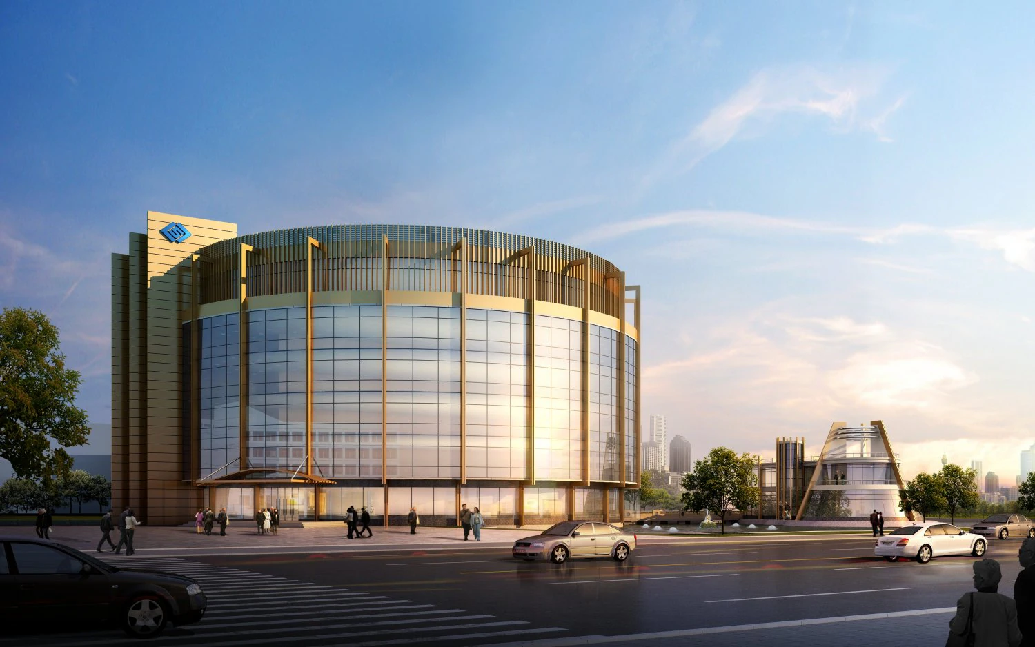 3d building 429 3D Model .c4d .max .obj .3ds .fbx .stl .blend 
