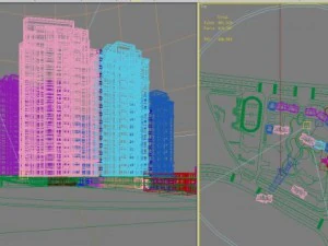 3d building 430 3D Model