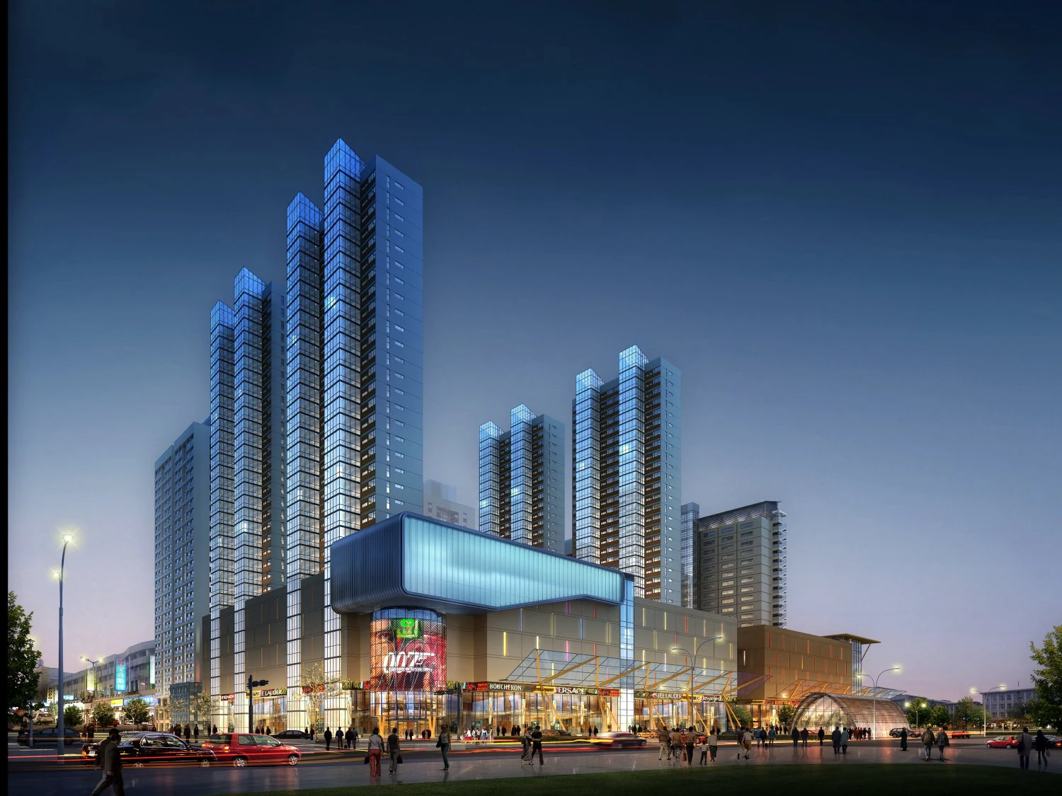 3d building 434 3D Model .c4d .max .obj .3ds .fbx .stl .blend 