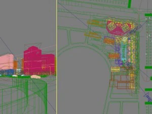 3d building 442 3D Model