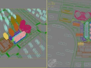 3d building 443 3D Model