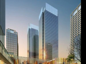 3d building 444 3D Model