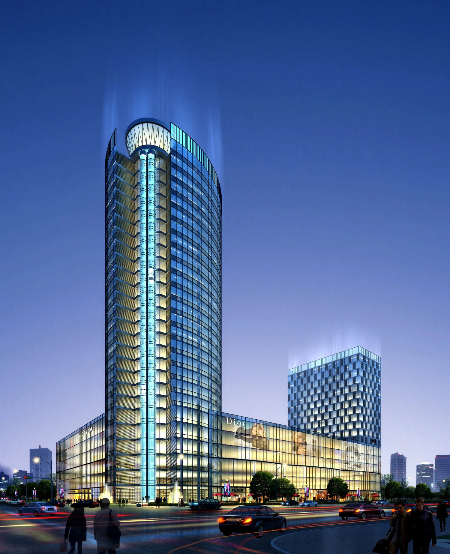 3d building 457 3D Model .c4d .max .obj .3ds .fbx .stl .blend 