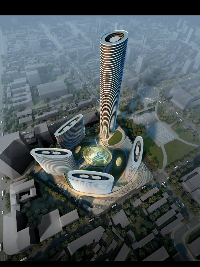 3d building 464 3D 模型 .c4d .max .obj .3ds .fbx .stl .blend 