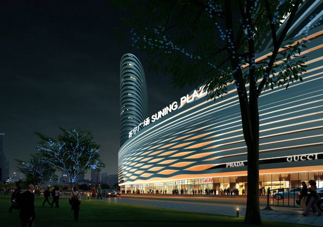 3d building 465 3D Модель .c4d .max .obj .3ds .fbx .stl .blend 