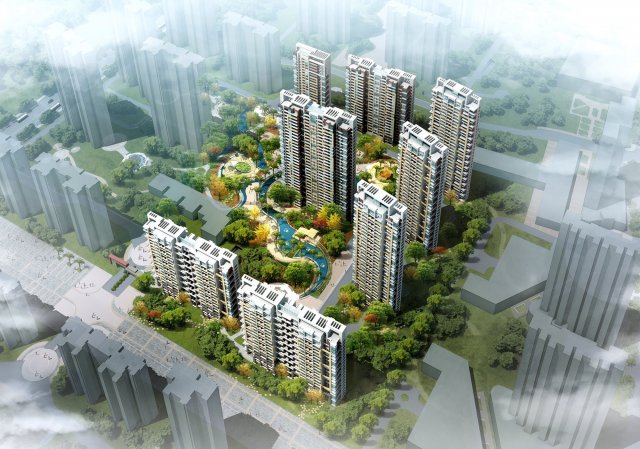 3d building 477 3D Model .c4d .max .obj .3ds .fbx .stl .blend 