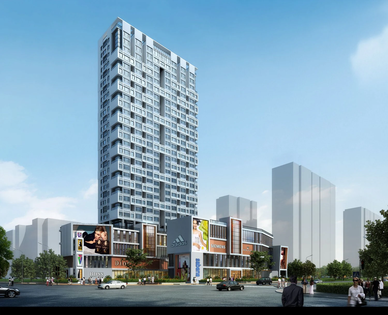 3d building 484 3D Model .c4d .max .obj .3ds .fbx .stl .blend 