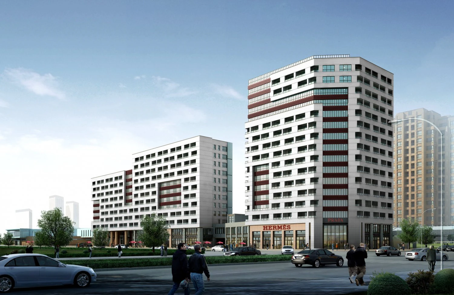 3d building 486 3D Model .c4d .max .obj .3ds .fbx .stl .blend 