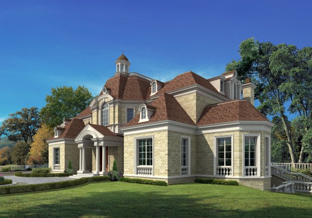 3d building 491 3D-Modell .c4d .max .obj .3ds .fbx .stl .blend 