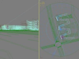 3d building 502 3D Model