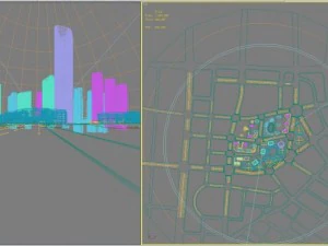 3d building 505 3D Model