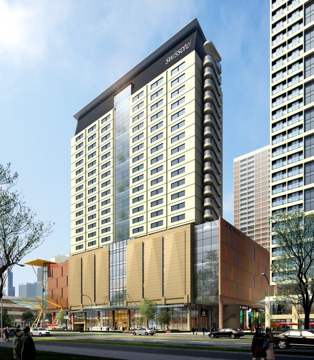 3d building 511 3D Model .c4d .max .obj .3ds .fbx .stl .blend