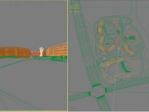 3d building 516 3D Model