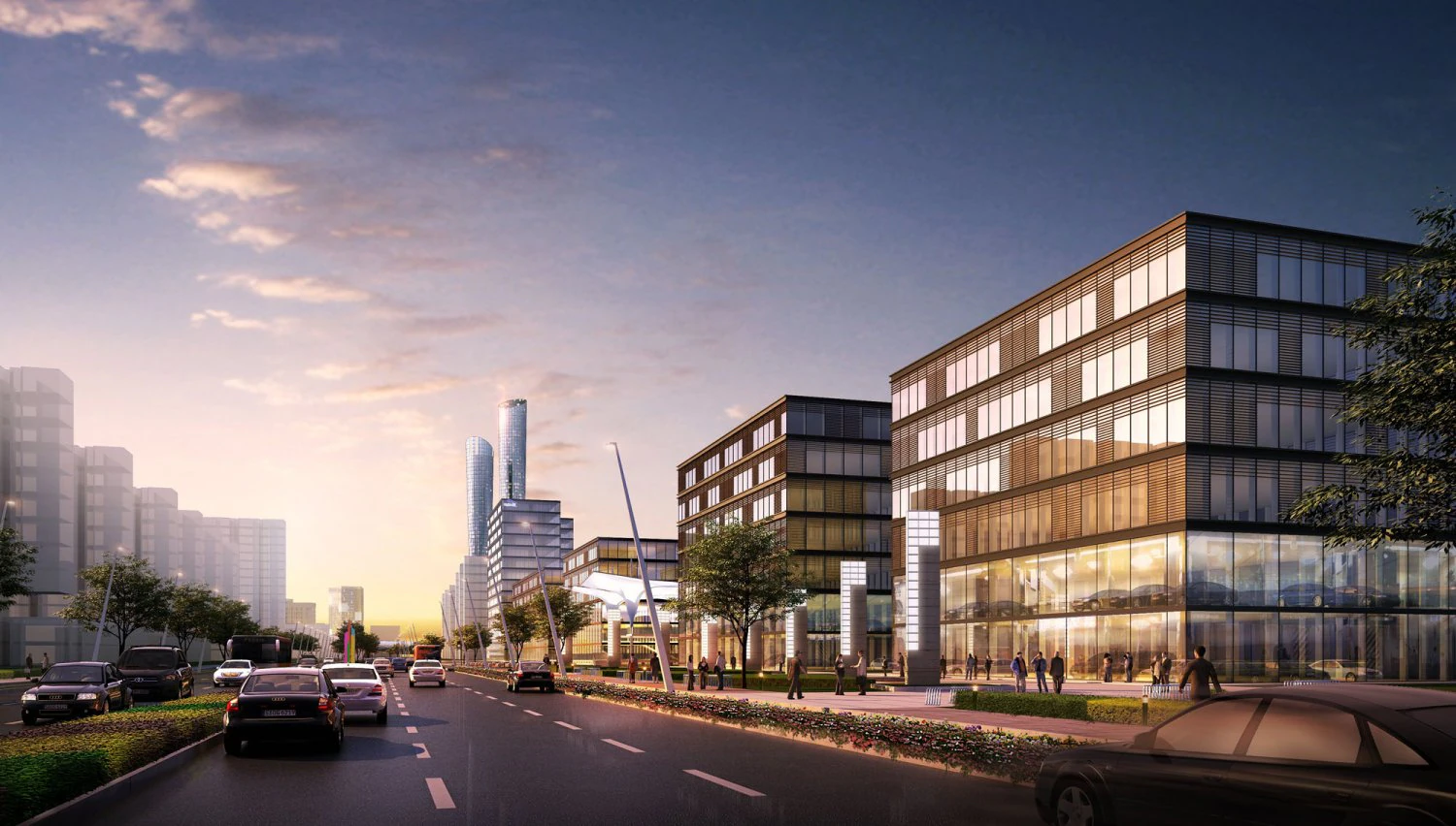 3д здание 523 3D Модель .c4d .max .obj .3ds .fbx .stl .blend 