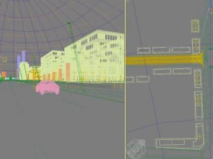 3д здание 523 3D Модель