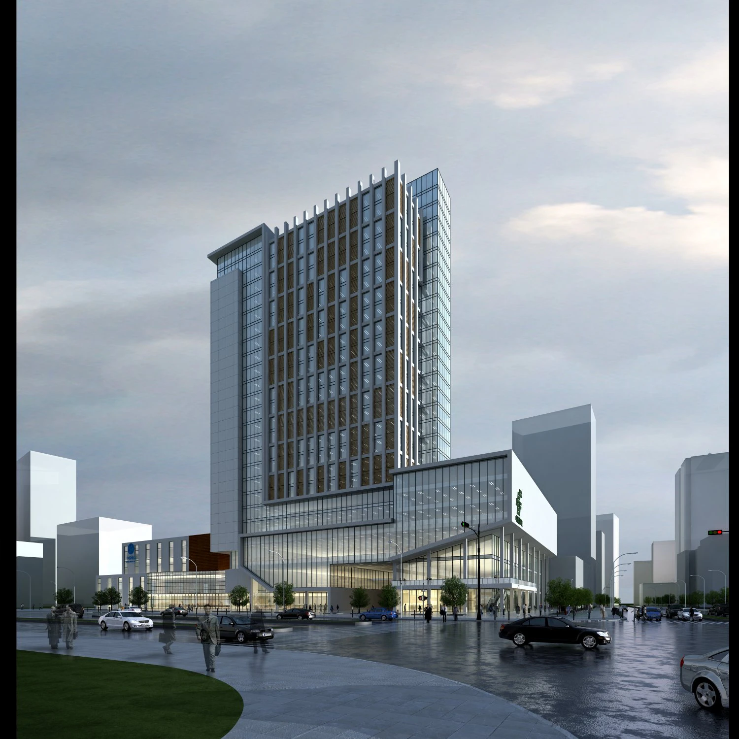 3d building 541 3D Model .c4d .max .obj .3ds .fbx .stl .blend 