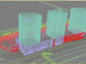 3d building 545 3D Model