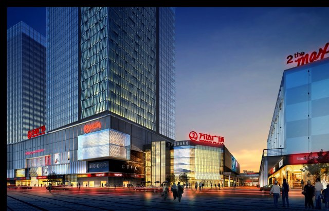 3d building 546 3D Model .c4d .max .obj .3ds .fbx .stl .blend 
