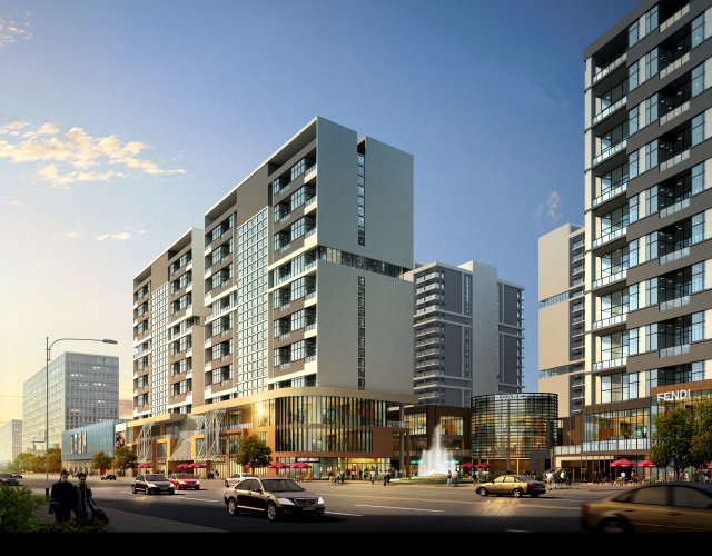 3d building 552 Model 3D .c4d .max .obj .3ds .fbx .stl .blend 