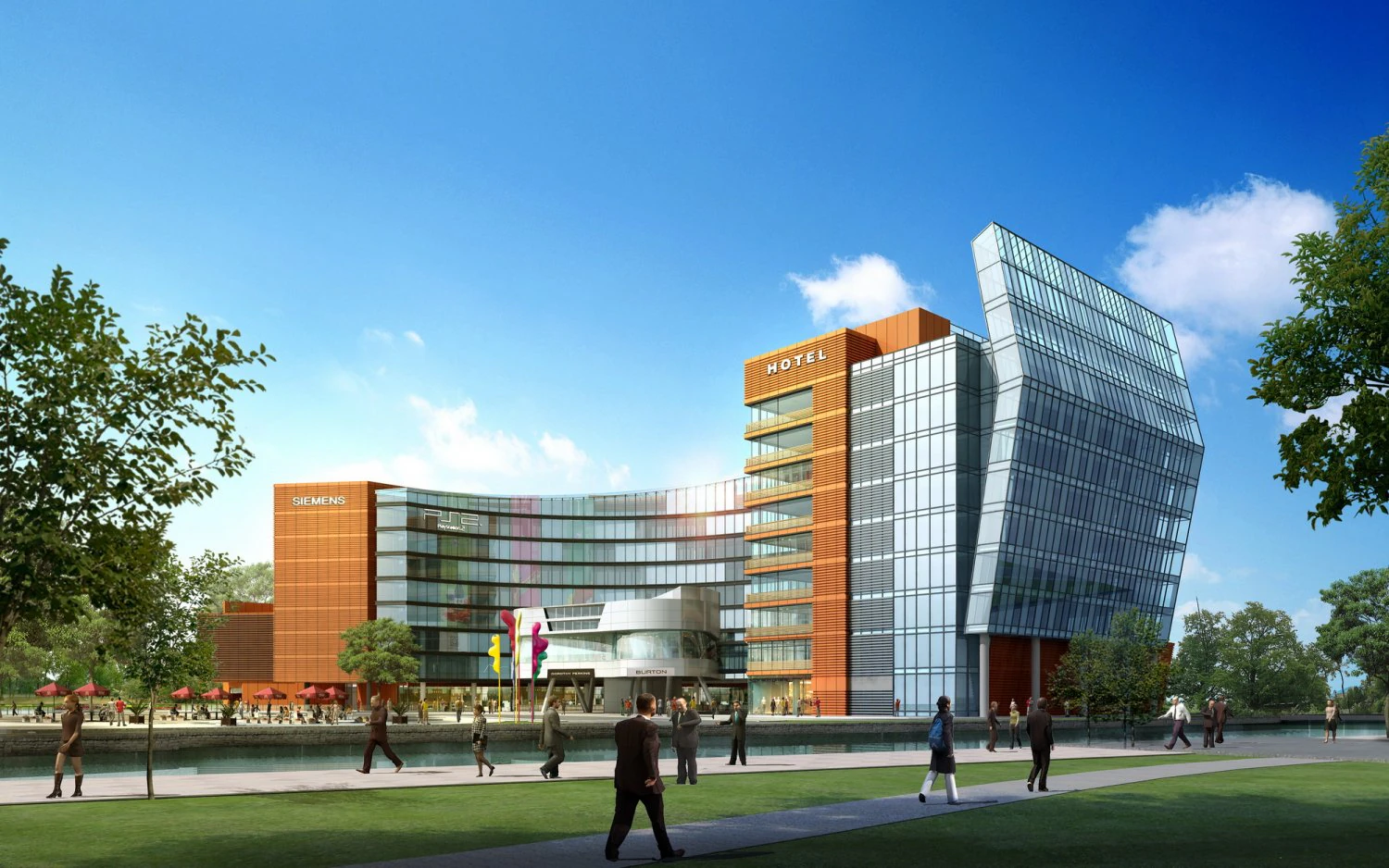 3d building 553 3D Model .c4d .max .obj .3ds .fbx .stl .blend 