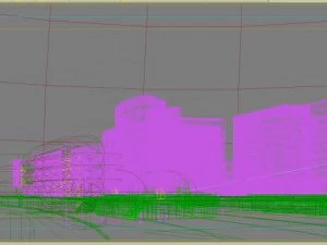 3d building 564 3D Model