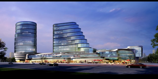 3d building 599 3D 模型 .c4d .max .obj .3ds .fbx .stl .blend