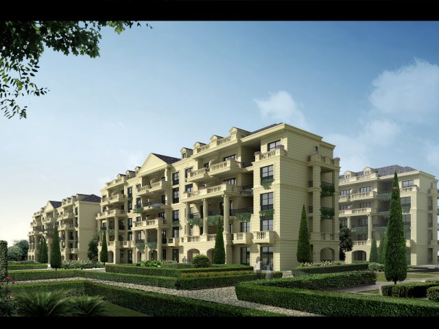 3d building 600 3D Model .c4d .max .obj .3ds .fbx .stl .blend
