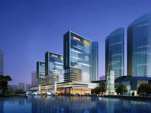 3d building 601 3D Model .c4d .max .obj .3ds .fbx .stl .blend 