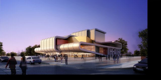 3d building 604 Modello 3D .c4d .max .obj .3ds .fbx .stl .blend 