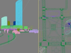 3d building 606 3D Model