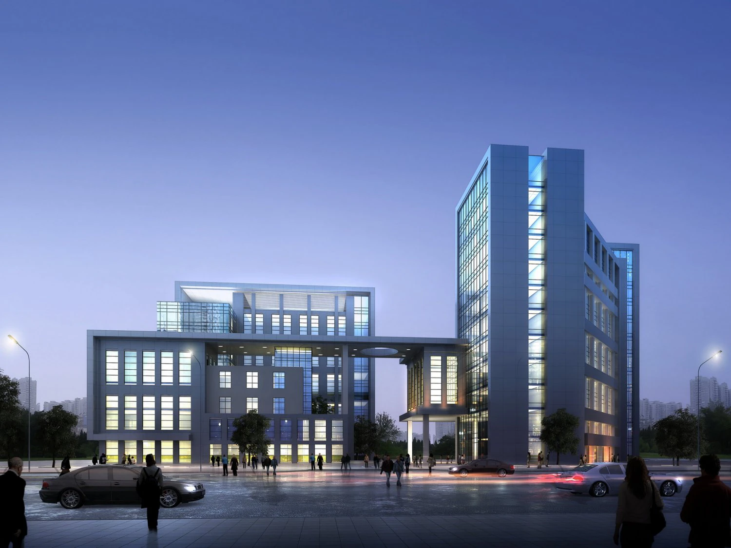 3d building 608 3D Model .c4d .max .obj .3ds .fbx .stl .blend 