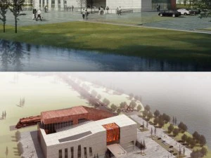 3д здание 611 3D Модель